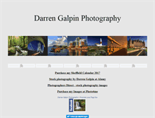 Tablet Screenshot of darrengalpinphotography.com